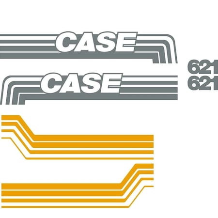 Aftermarket Decal Set Fits Case Wheel Loader 621 Ns CASE621NSDECALSET